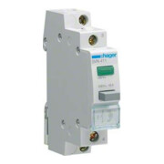 Hager Bouton-poussoir 1S vert, 230 V AC SVN411-1