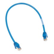 Hager Câble de raccordement 2xRJ45 prise bleue 0,4m ZZ45WAN040-1