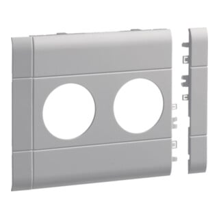 Hager Cache 2-fach OT 120 gris clair GB12020K7035