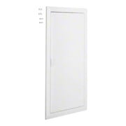 Hager Cadre d'encadrement Volta, avec porte, 3 rangées, RAL9010 VZ103N-1