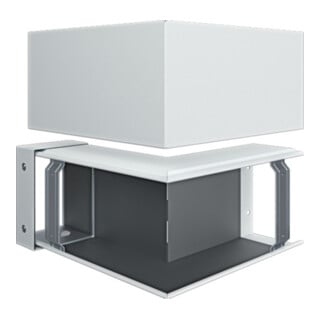 Hager Coin extérieur FWK-Plus 100 x 150 mm blanc FWKP10015039016