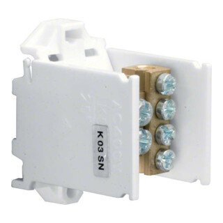 Hager Connecteur dérivation principal 1 pôle, 1x25/4x16mm² K03SN