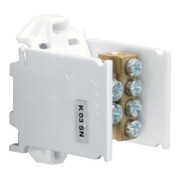 Hager Connecteur dérivation principal 1 pôle, 1x25/4x16mm² K03SN-1