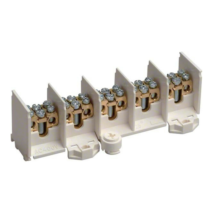 Hager Connecteur dérivation principal 5 pôles, 25/2x16mm² K46N