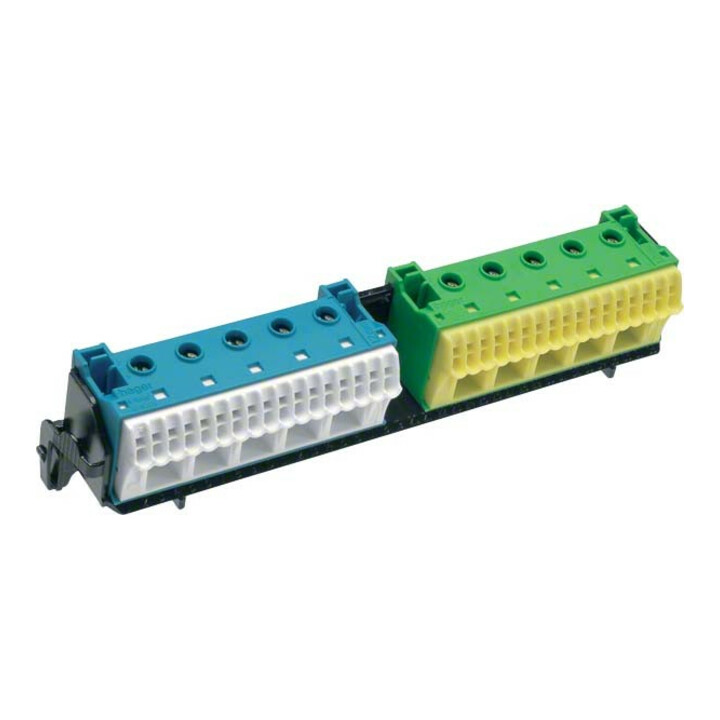 Hager Connecteur PE/N avec support 2x22 Quick-Connect FZ383