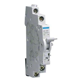 Hager Contact de signalisation pour LS-interrupteur 6A, 1F+1O MZ202
