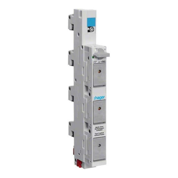 Hager D02 Reitersicherung 3x63A m. N,schaltbar L066M