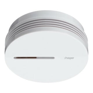 Hager Détecteur de fumée Standard Q, 3V, blanc TG600AL