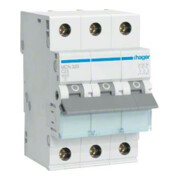 Hager Disjoncteur 3 pôles C-20A, 6kA MCN320-1