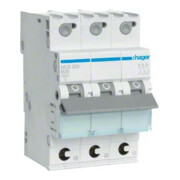 Hager Disjoncteur 3p. C-20A 6kA 3M QC MCS320-1