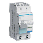 Hager Disjoncteur différentiel FI/LS 1P+N 6kA B-10A 30mA ADS910D-1