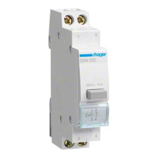 Hager Druckschalter 1S/1Ö SVN352