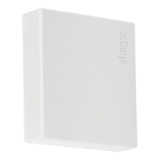 Hager Embout LF 25 × 25 mm blanc trafic