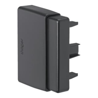 Hager Embout LF (30,40,60) x 60 mm sans halogène noir graphite LFF6006069011