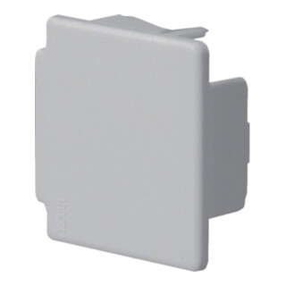 Hager Embout LF 40 × 40 mm sans halogène gris clair