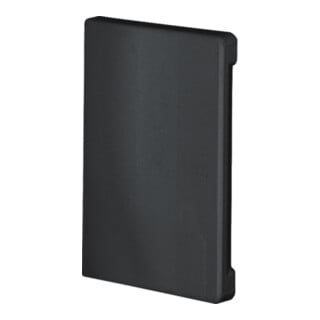 Hager Endstück halogenfrei BR65x100 OT80 graphitschwarz