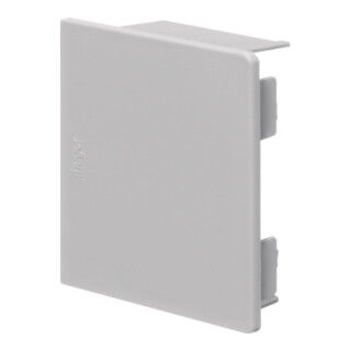 Hager Endstück LF 60 x 57mm halogenfrei lichtgrau