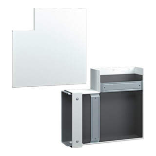 Hager Équerre plate FWK-Plus 100x250 blanche
