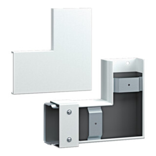 Hager Équerre plate FWK-Plus 60 x 100 mm blanc FWKP6010059016