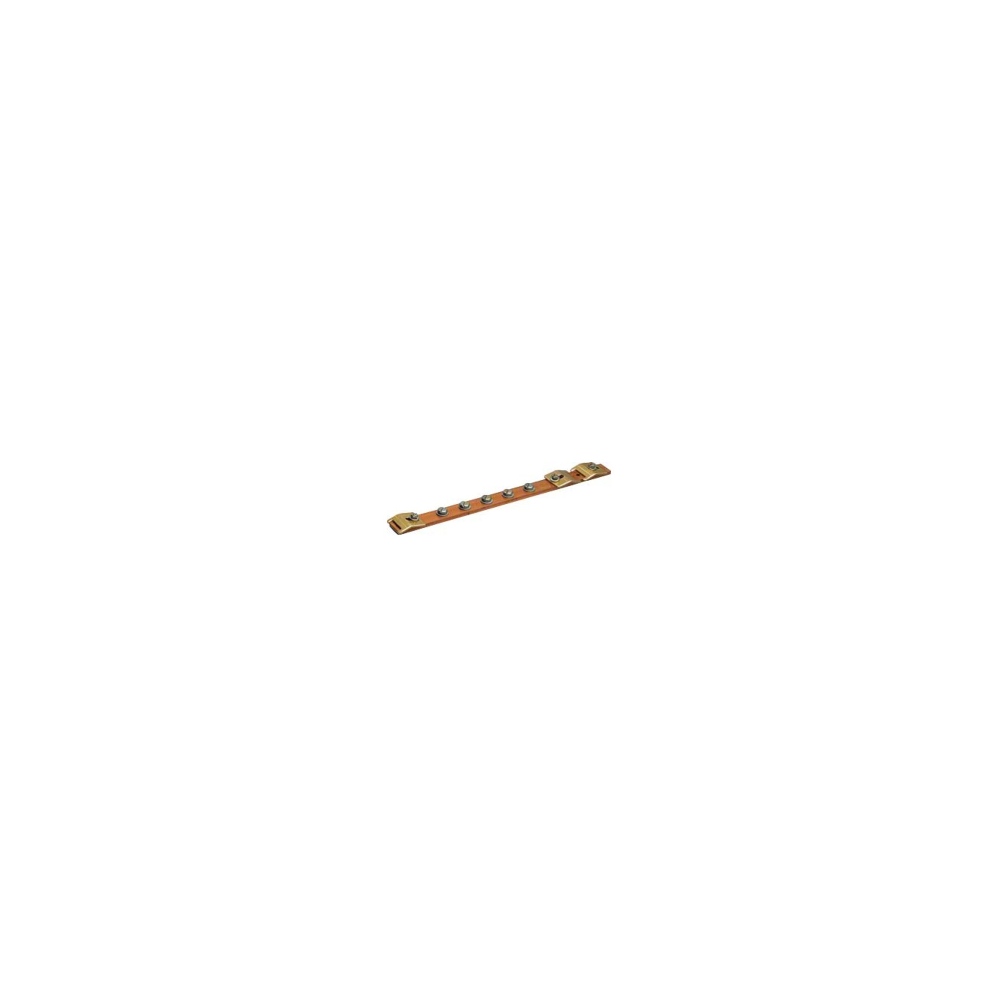 Hager Erdungsschiene,Univers CU 20x5mm,1-feld UZ010