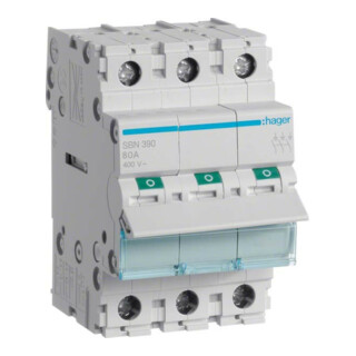 Hager Interrupteur 3P 100A SBN390
