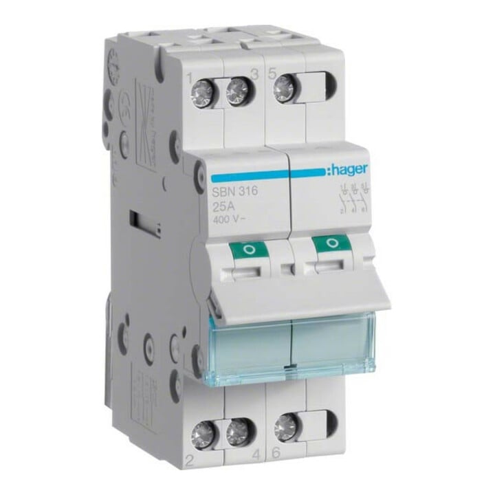 Hager Interrupteur 3P 16A SBN316