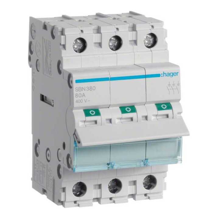 Hager Interrupteur 3P 80A SBN380