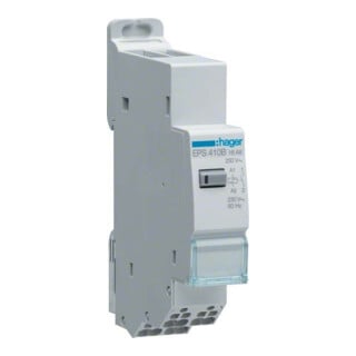Hager Interrupteur à distance 1S, 16A, 230VAC EPS410B