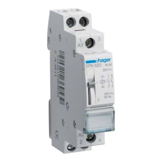 Hager Interrupteur à distance 2S, 230V, 16A EPN520