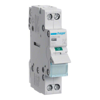 Hager Interrupteur bipolaire 16A SBM216