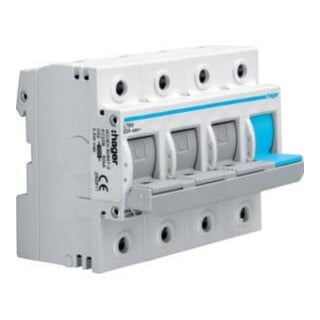 Hager Interrupteur de coupure D02, 63A, 3 pôles L76M
