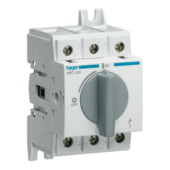 Hager Interrupteur-sectionneur 3P 100A HAC310
