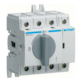 Hager Interrupteur-sectionneur 4P 100A HAC410