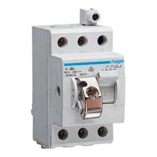 Hager Interrupteur sectionneur 63A, 3 pôles, verrouillable SH363S
