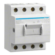 Hager Interrupteur sectionneur 63A, 4 pôles, 3,5PLE SH463N-1