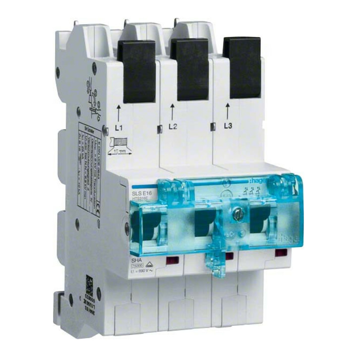 Hager Interrupteur SLS 3P Cs-35A Collecteur HTS335C