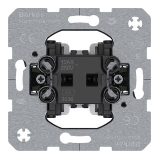 Hager Interrupteur va-et-vient encastré WDE3036 10AX 250V IP20