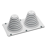 Hager Kabeleinführung 2 Kabel D=23-55mm FZ415E-1