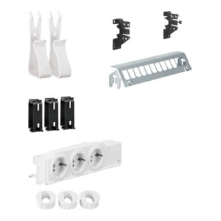 Hager Kit multimédia 12x panneau de brassage UM00M2