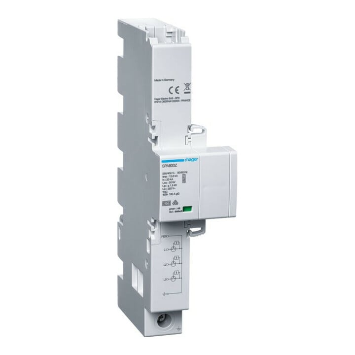 Hager Kombiableiter 3P T1+T2+T3 SPA800Z