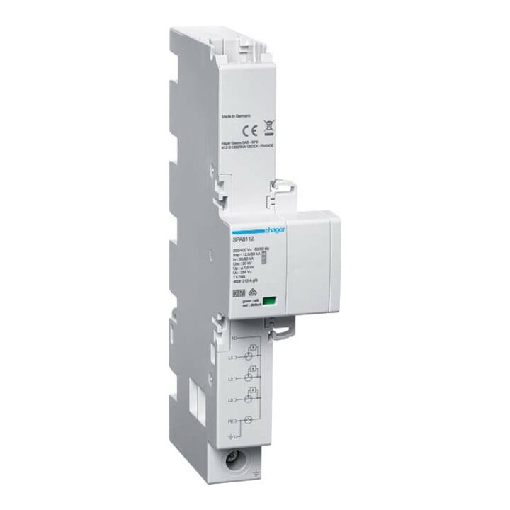 Hager Kombiableiter 4P T1+T2+T3 SPA811Z