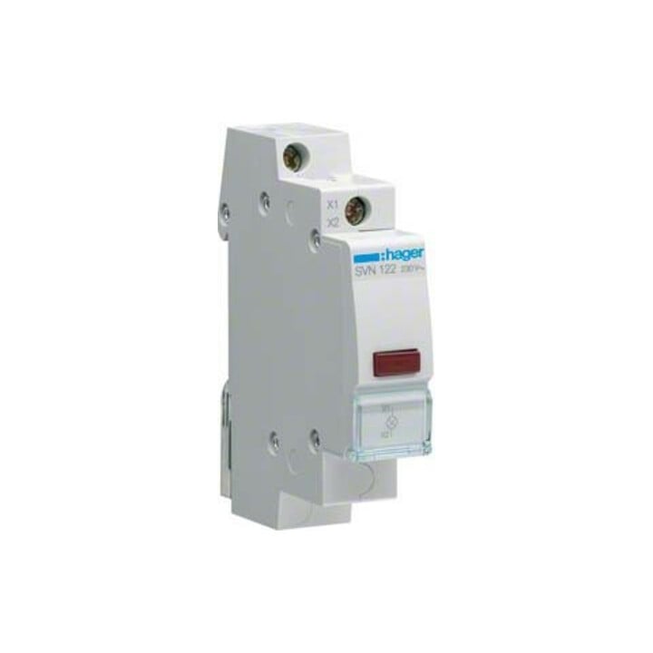 Hager LED-Leuchtmelder rot,230VAC SVN122