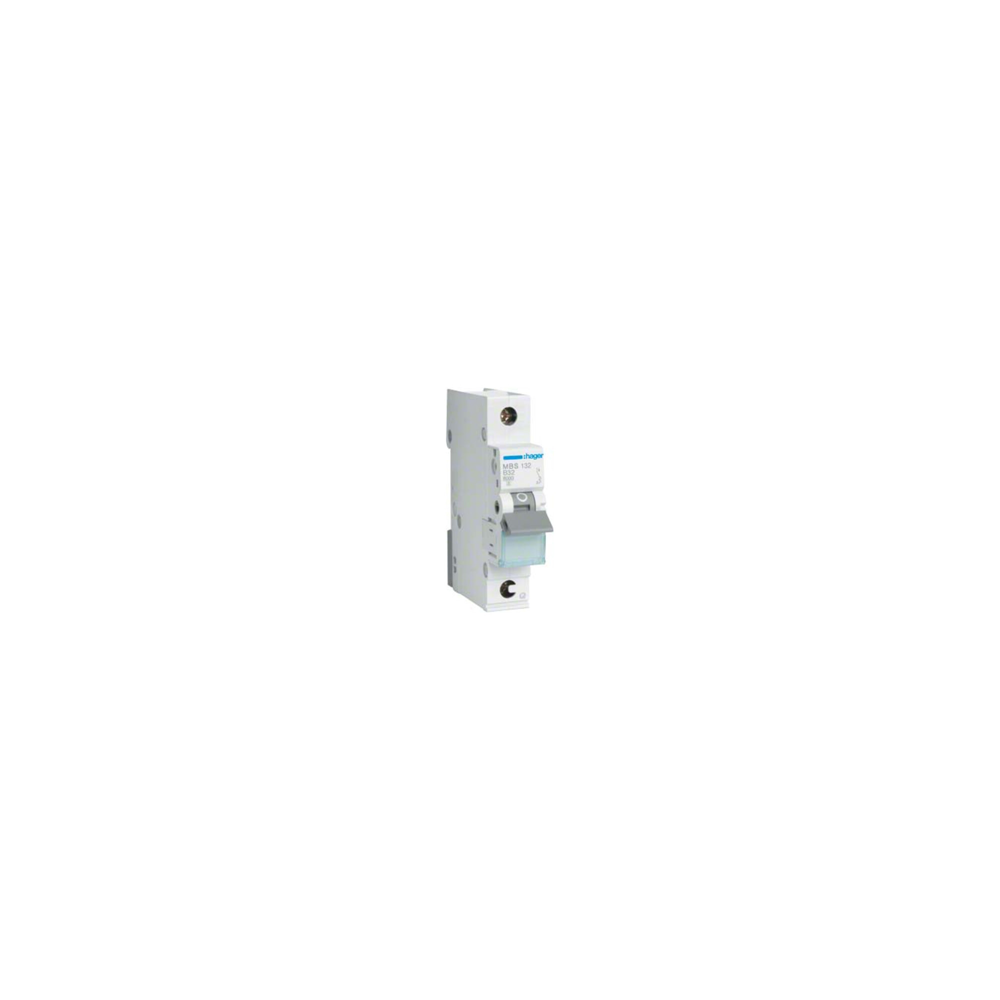 Hager Leitungsschutzschalter 1p. B-32A,6kA,1M QC MBS132