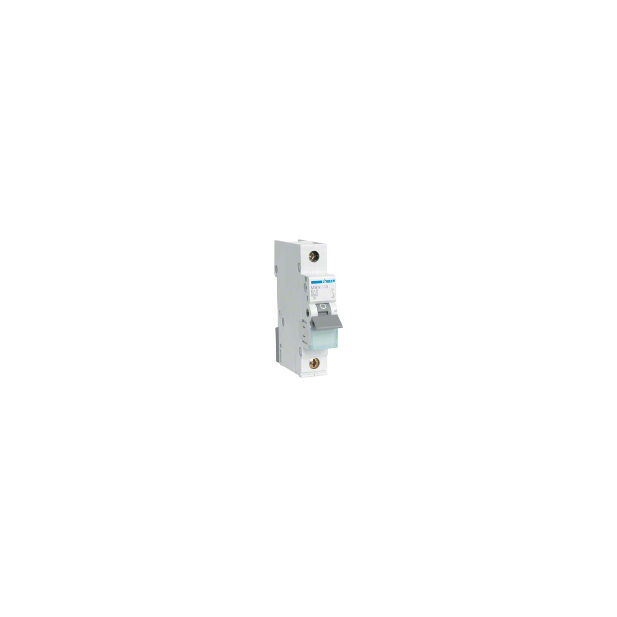 Hager Leitungsschutzschalter 1pol. B-10A, 6kA MBN110