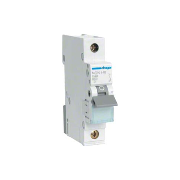 Hager Leitungsschutzschalter 1pol. C-40A, 6kA MCN140