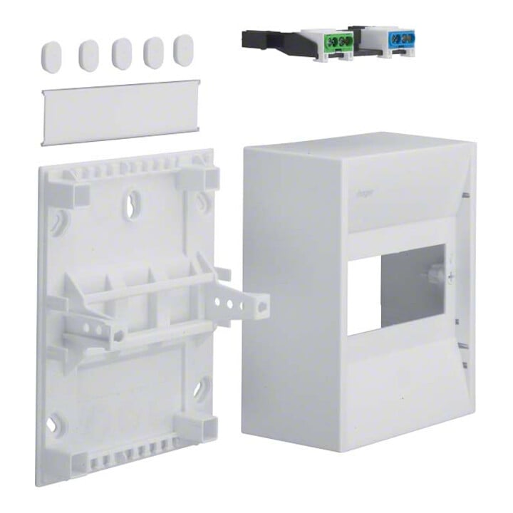 Hager Mini-distributeur IP30, 6PLE GD106N