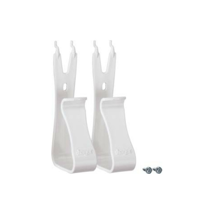 Hager Multimedia-Gerätehalter 2-teilig Kst.st.ws VZ02MM (1Paar)