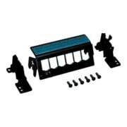 Hager Panneau de brassage 6 ports sans modules FZ06MMO-1