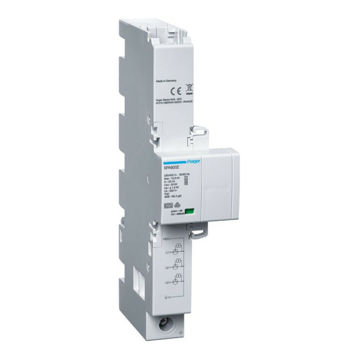 Hager Parafoudre combiné 3P T1+T2+T3 SPA800Z