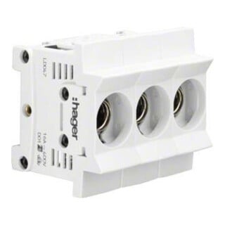 Hager Partie de fusible D01, 3x16A LD047